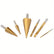 Titanium Plating Step Drill Bit Set High-Speed Reaming Pagoda Sawtooth Set DIY & Home Tools
