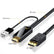 1.8M USB Powered HDMI to DisplayPort DP Output 4K Cable AV Cables