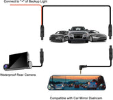 4Pin to 2.5mm Male Plug Dashcam Rear View Camera cable Car Accessories