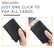 RFID Blocking PU Credit Card Holder Auto-eject Men Wallet Money Cash Clip Purse Home Essentials