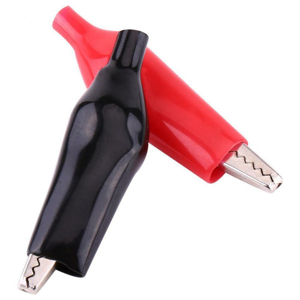 Small Medium Large Alligator Crocodile Clip Red&Black For Test Wire Connection Tool