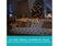 50M 400LED Solar Fairy String Lights Blue/White/RGB Party Effects