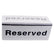 Stainless Steel Reserved Table Sign 12*5cm (JS17) Business & Office Equipment