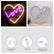 33cm x 35cm USB Powered Love Heart Ready-Made LED Signs