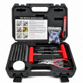 73PCS Tire Repair Kit Heavy Duty Emergency Puncture Repair Automotive Tools