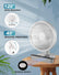 Portable 360° Mini Fan Auto Moving Head Rechargeable USB Table Car Fan
