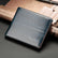 Men's PU Leather Wallet Coin Pocket Purse Wallet Multiple Card Slots Compact Home Essentials