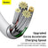 Baseus 2M L Shape 90 Degree USB Cable For iPhone Mobile Accessories