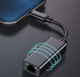 USB Type C to RJ45 10/100M Ethernet Adapter Data & Communication