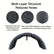 Folding Studio Microphone Isolation Shield Panels 3 Options Party Effects