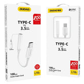Dudao USB-C Type C to 3.5mm Earphone Audio Aux Adapter YS48 For Samsung iPhone Mobile Accessories