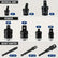 Impact Swivel Socket & Reducer 10PCS Set CR-MO Steel 1/4 3/8 1/2 Hex Kit W/Case DIY & Home Tools