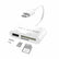 3 in 1 Type-C to USB2.0 & SD / Micro SD Memory Card Reader Adapter FS27 Mobile Accessories