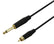 1m RCA Male to 6.35mm 1/4 Mono Male AV Cables