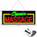 MASSAGE Open LED Sign Neon Light W/12V Power Adapter 60X28.5cm Ready-Made LED Signs