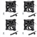 Desktop Chassis Cooling RGB Fan Mute Chassis Fan 12cm 3+4 Pin Plug PC Accessories