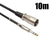 Balanced 6.35mm Stereo TRS to XLR Male Microphone Lead AV Cables 0.3M to 10M AV Cables