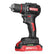 Drill Driver Cordless Impact Hammer Drill Brushless w/2pcs 21V Battery DIY & Home Tools