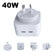 40W DUAL USB-C PD Fast Charging Wall Charger Mobile Accessories