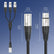 60cm Balanced XLR Splitter Cable 1 Male to 3 Female AV Cables