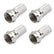 RG6 F-Type Twist-On Coaxial Cable Connector Adapter TV Accessories
