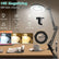 USB Powered Magnifying Glass with 72 LED Light Magnifier Desk Stand Lamp DIY & Home Tools