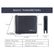 Baellerry Slim Men’s Wallet Card Bifold with Anti-theft Chain Minimalist Style Home Essentials