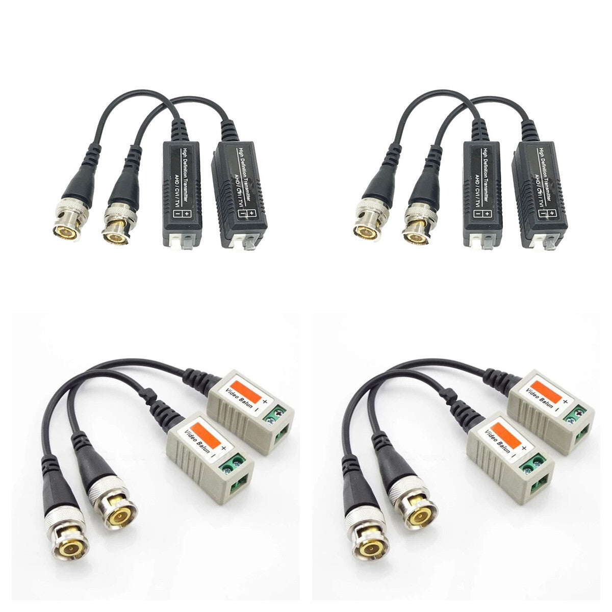 UTP202A Video Balun 1 Channel Passive Video Transceiver Over Network ...