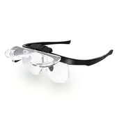 USB Rechargeable 1.5-4.5X Magnification Head-Mounted Magnifying Glass W/ LED DIY & Home Tools