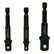 3PCS Impact Socket Adapter Set 1/4 Hex Shank Drill Driver Socket Extension Bar DIY & Home Tools