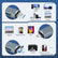 6 in 1 SD Card & USB Flash Drive Reader PC Accessories