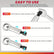 4Pcs Metal Nut Splitter Set Manual Nut Remover & Extractor DIY & Home Tools