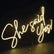 60cm X 39cm 'She Said Yes!' 12V Ready-Made LED Signs