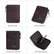 Men's Slim RFID Wallet Stylish Short Bifold Coin Purse with Zipper Colorblock Home Essentials