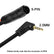 5.5M 5Pin to 2.5mm Dashcam Rear Camera Cable Car Accessories