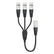 60cm Balanced XLR Splitter Cable 1 Male to 3 Female AV Cables
