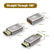 8K HDMI V2.1 Male to Female Up Down Left Right Joiner AV Adapters