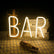40cm x 30cm USB Powered Warm White BAR Ready-Made LED Signs