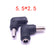 90° 8 in 1 AC DC Power Charger 5.5*2.1mm Female Plug Adapter Power supply/Charger