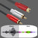 RCA Y Splitter Cable Audio Jack Female to Male Connector 1RCA to 2RCA AV Adapters