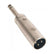 XLR Male to Mono 6.35mm (T32) 1/4 Male Connector AV Adapters