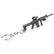 CSGO game AK47 M16 98K UMP9 CROZA AWM Keyring Home Essentials