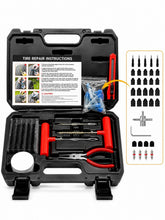 73PCS Tire Repair Kit Heavy Duty Emergency Puncture Repair Automotive Tools