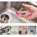 60cm Flexible Spring Pick Up Tool Drain Unblock Stick Snake Cleaner Hair Remover Home Essentials