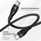 30cm Yesido Type C Male to Male 45W Charging Data Cord YS29 Mobile Accessories