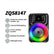 Portable Bluetooth Party Speaker W/ wired Microphone Party Effects