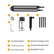 Microphone Boom Arm Stand Compatible with HyperX QuadCast, Rode and Blue Yeti Party Effects