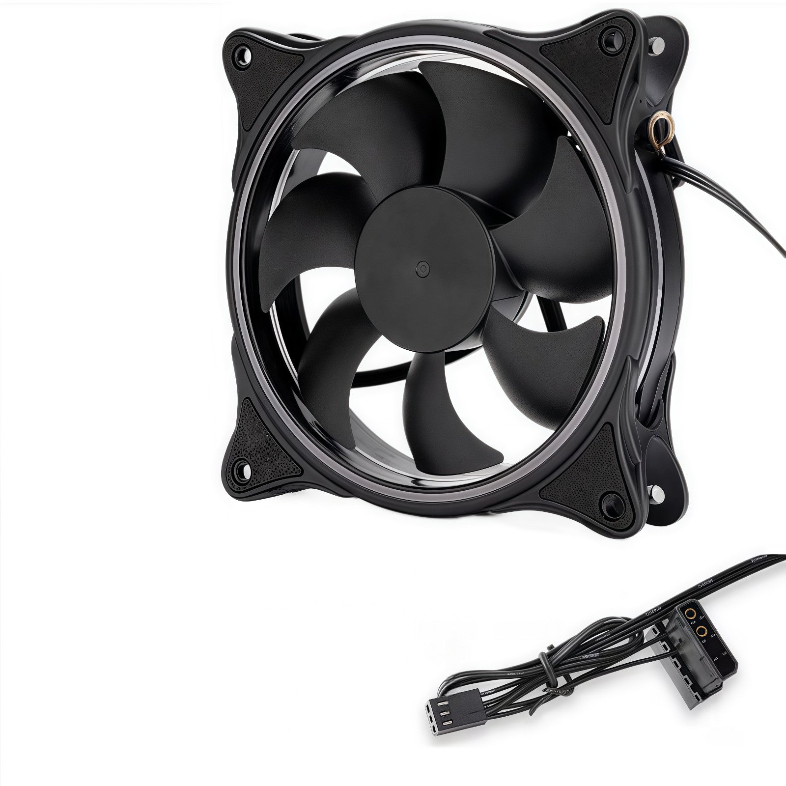 Desktop Computer Chassis Cooling RGB 3+4 Pin Plug Fan – Evertronics