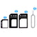 Nano Micro Standard Size SIM Card Adapter Mobile Accessories