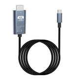 USB Type C to HDMI Adapter Cable 4K 30Hz with Charging PD 60W For iPad Samsung AV Cables